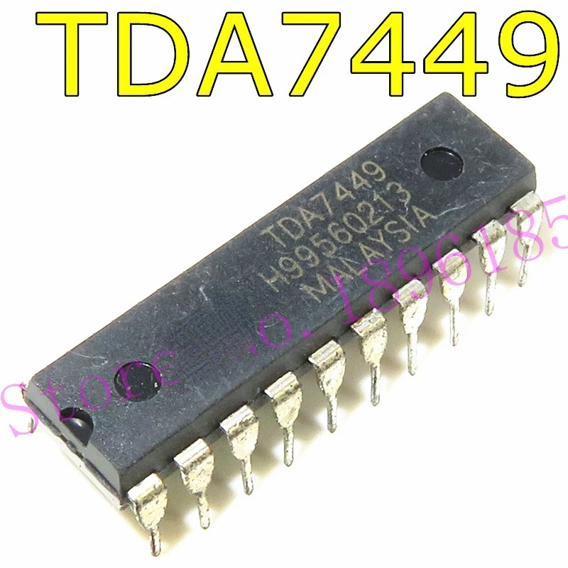 1PCS TDA7449 7449 DIP TONE CONTROL DIGITALLY CONTROLLED AUDIO PROCESSOR CNC audio processor