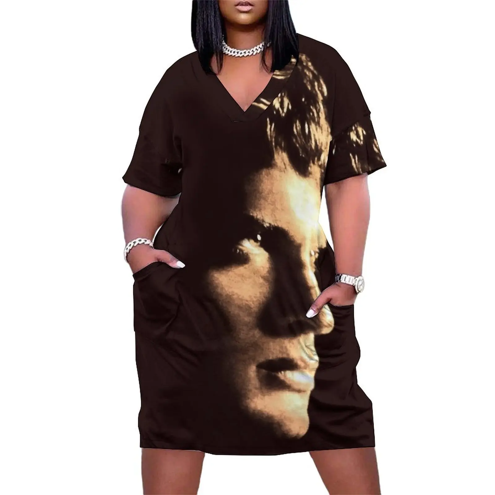 Luis Miguel En Concierto Vintage 90s Loose Pocket Dress elegant dresses for women cocktail dresses