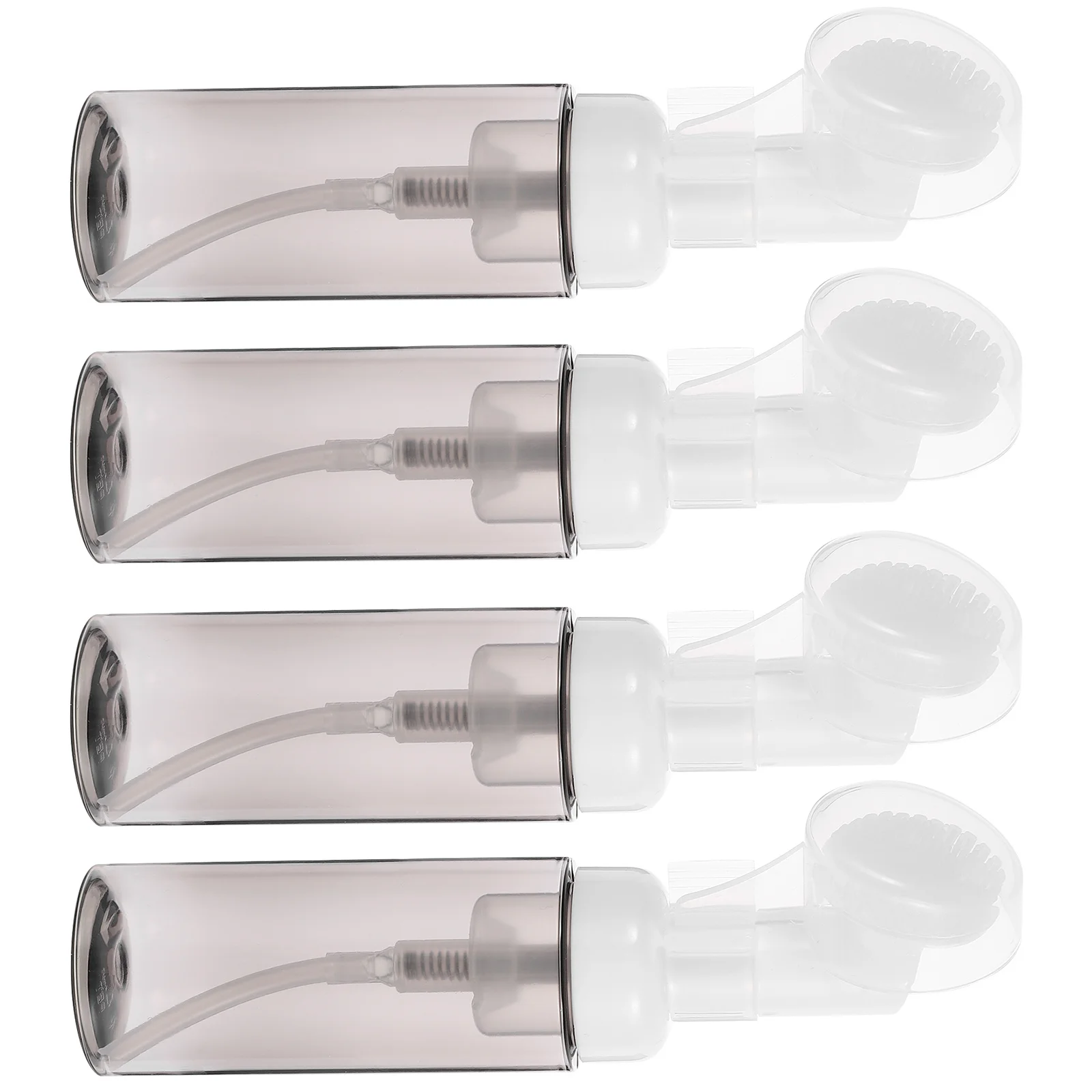 

4Pcs Foaming Pump Bottles Transparent Refillable Packaging Dispenser Bottles Suitable for Shampoo Lotion Travel Foam