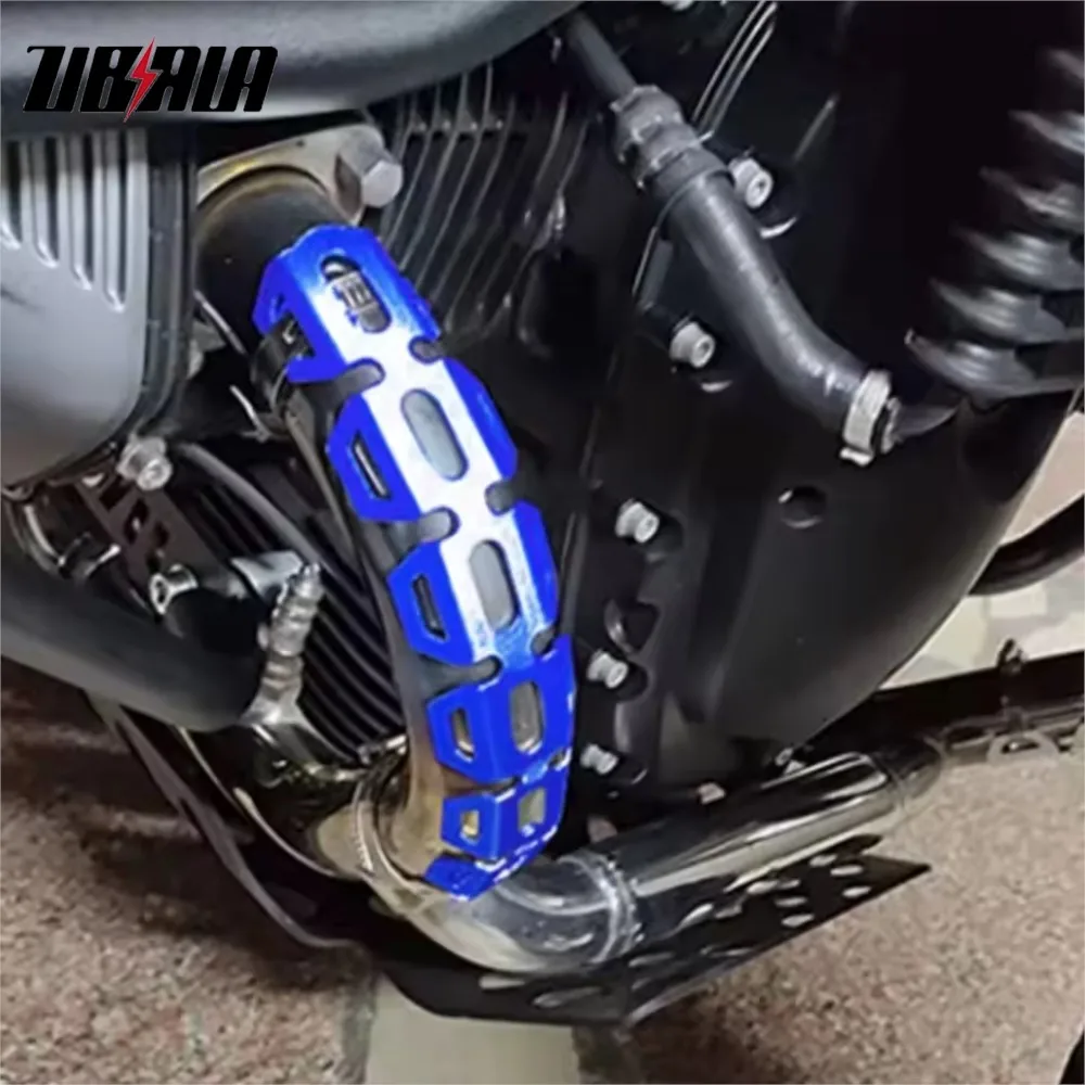 Motorcycle Accessories Exhaust Muffler Pipe Protector Heat Shield Cover For Suzuki DL1000 DL 1000 Exhaust Pipe Protector 1000 DL