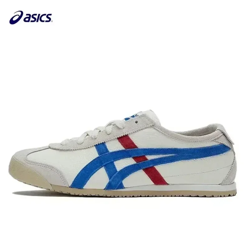 Classic Asics Onitsuka Tiger MEXICO 66 Running Shoes Women Men Breathable Mesh Soft Sole Comfortable Sport Shoes Flat Shoes