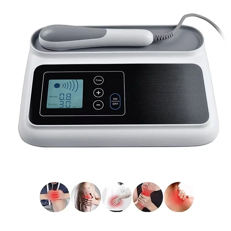 Ultrasonic Therapy Machine for Pain Relief Muscle Joints Massage No Ultrasound 1MHz Physiotherapy Device LCD Screen Display