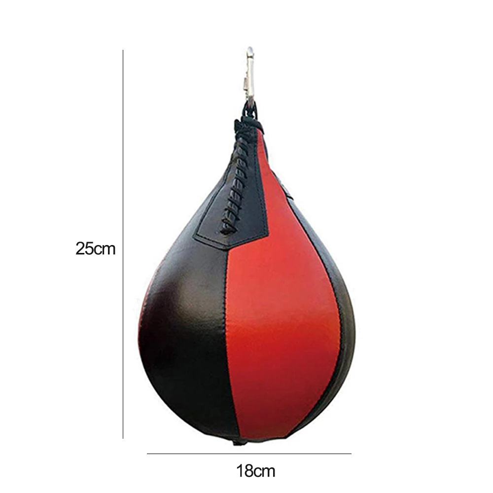 PU Leather Boxing Bag Inflatable Reflex Fight Speed Balls Fitness Training Martial Exercise Workout Boxing Equipment