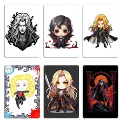 Surviving Out Of Spite Alucard Castlevania Chibi Metal Signs Decoration Iron Cinema Decoration Wall Custom Tin Sign Poster