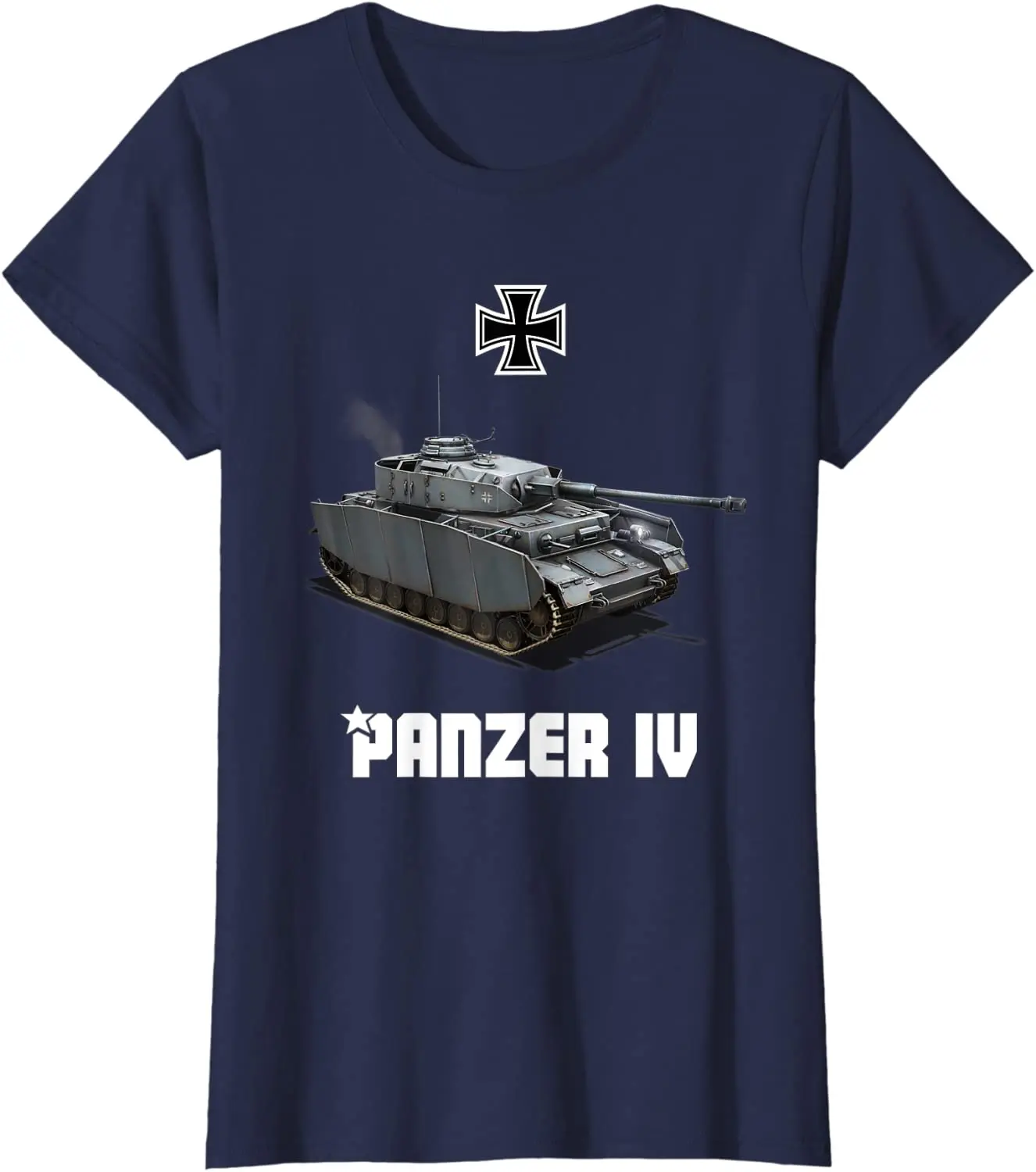 Panzer IV Ausf.G and H WWII German Medium Tank T-Shirt. Premium Cotton Short Sleeve O-Neck Mens T Shirt New S-3XL