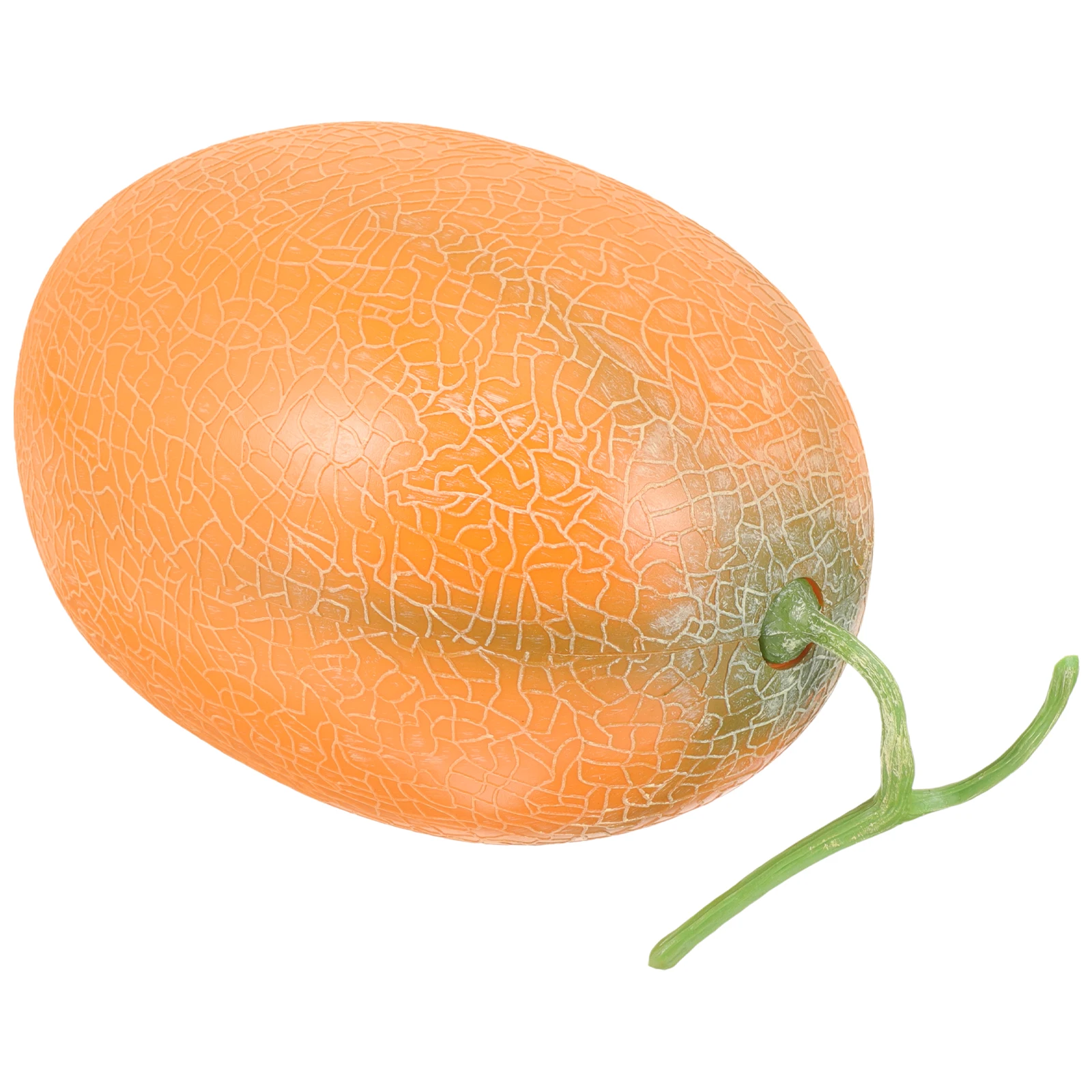 

Simulated Cantaloupe Decoration Artificial Fruit Model Photography Props Shopwindow Adornment Foams Imitation Smooth Surface