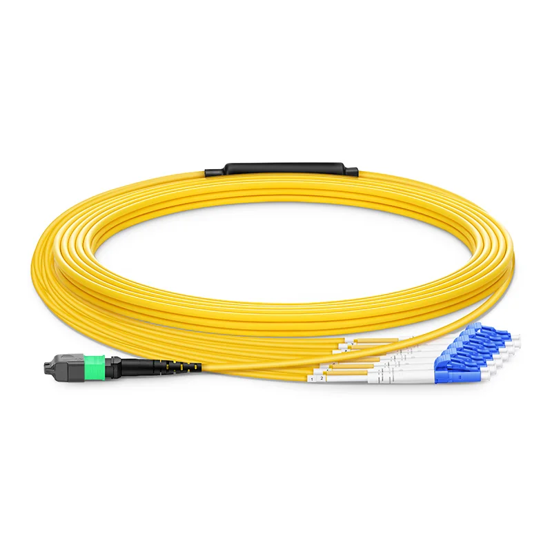 KEXINT  Customized 144 Fibers MTP OS2 Single Mode Elite Breakout Cable Yellow