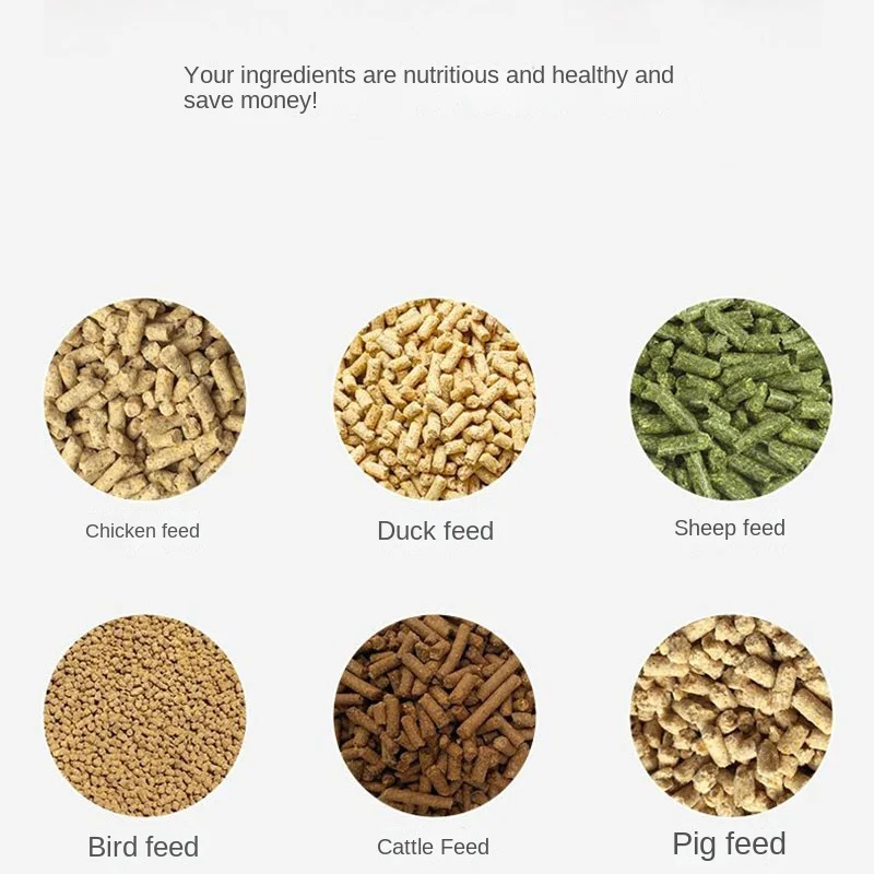 05284500W t Press Animal Feed Wood t Mill Biomass Pel Machine 40-50kg/h Feed mill Poultry
