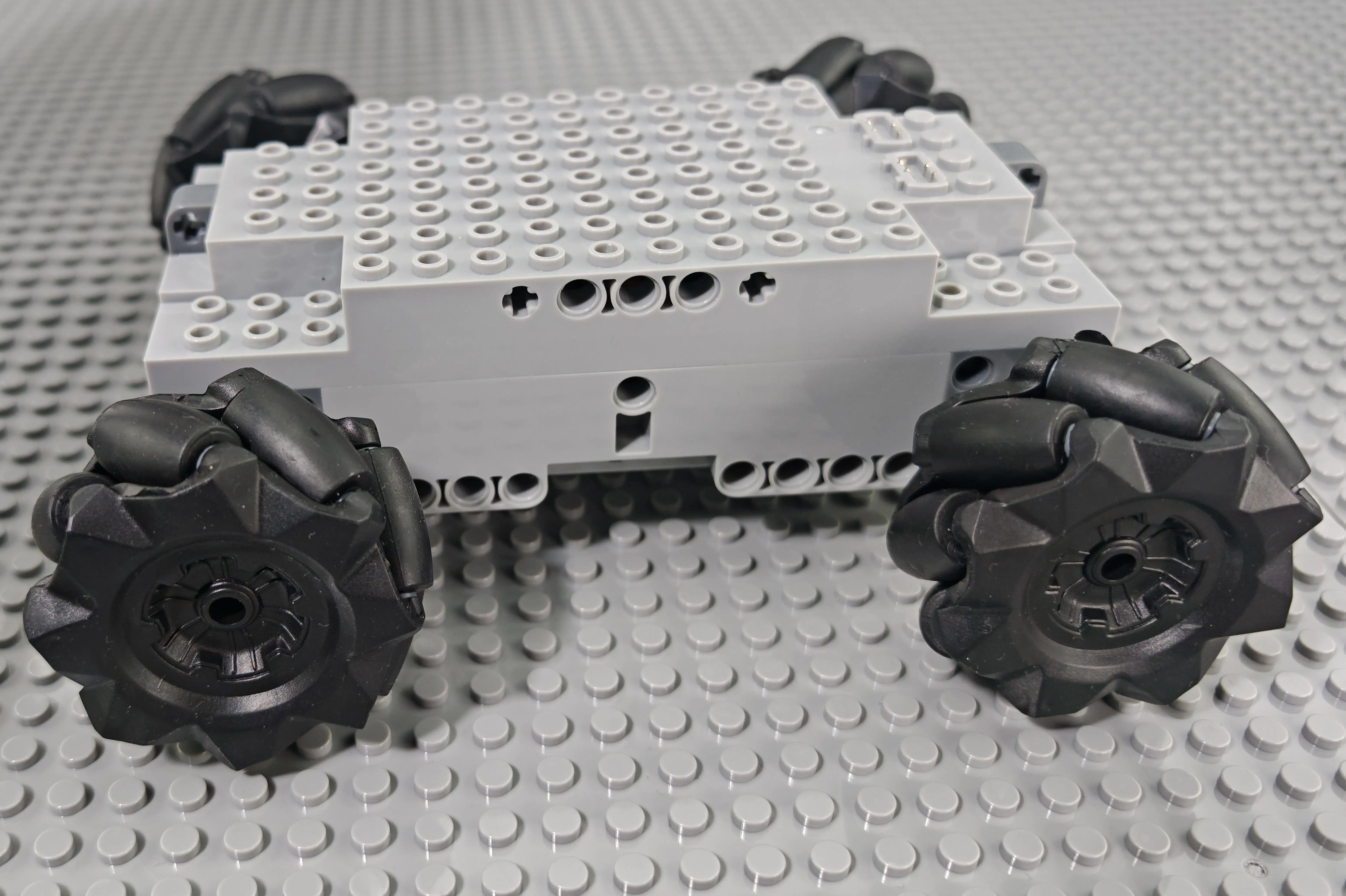 Bloque de construcción eléctrico técnico, ruedas Mecanum omnidireccionales, 4WD, coche con orugas, 4 motores, tanque, excavadora, chasis, potencia, coche RC