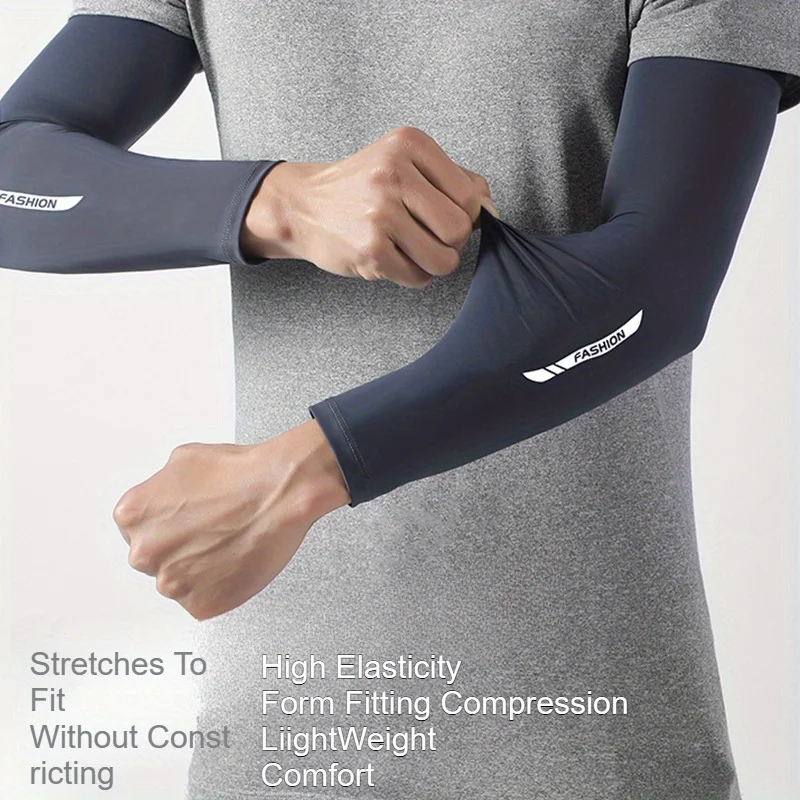 3 ペア メンズ XL 日焼け防止アームスリーブ - スポーツコンプレッションアウトドアサンシェードスリーブ