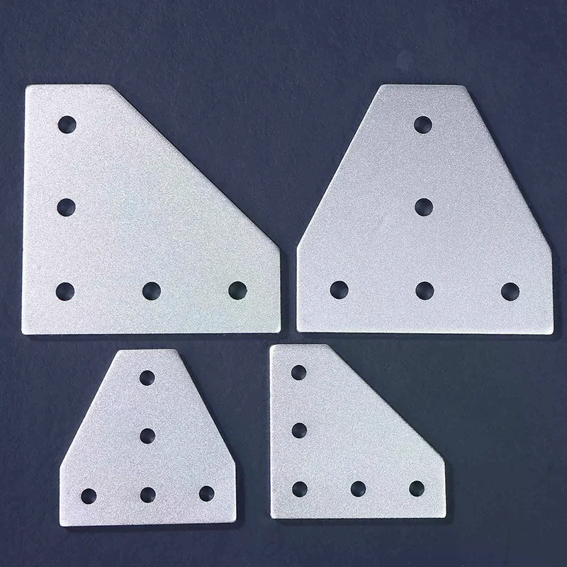 1Pc T/L Type 5 Hole Joint Board Plate Corner Angle Bracket Connection Joint Strip For 2020 3030 Aluminum Profile