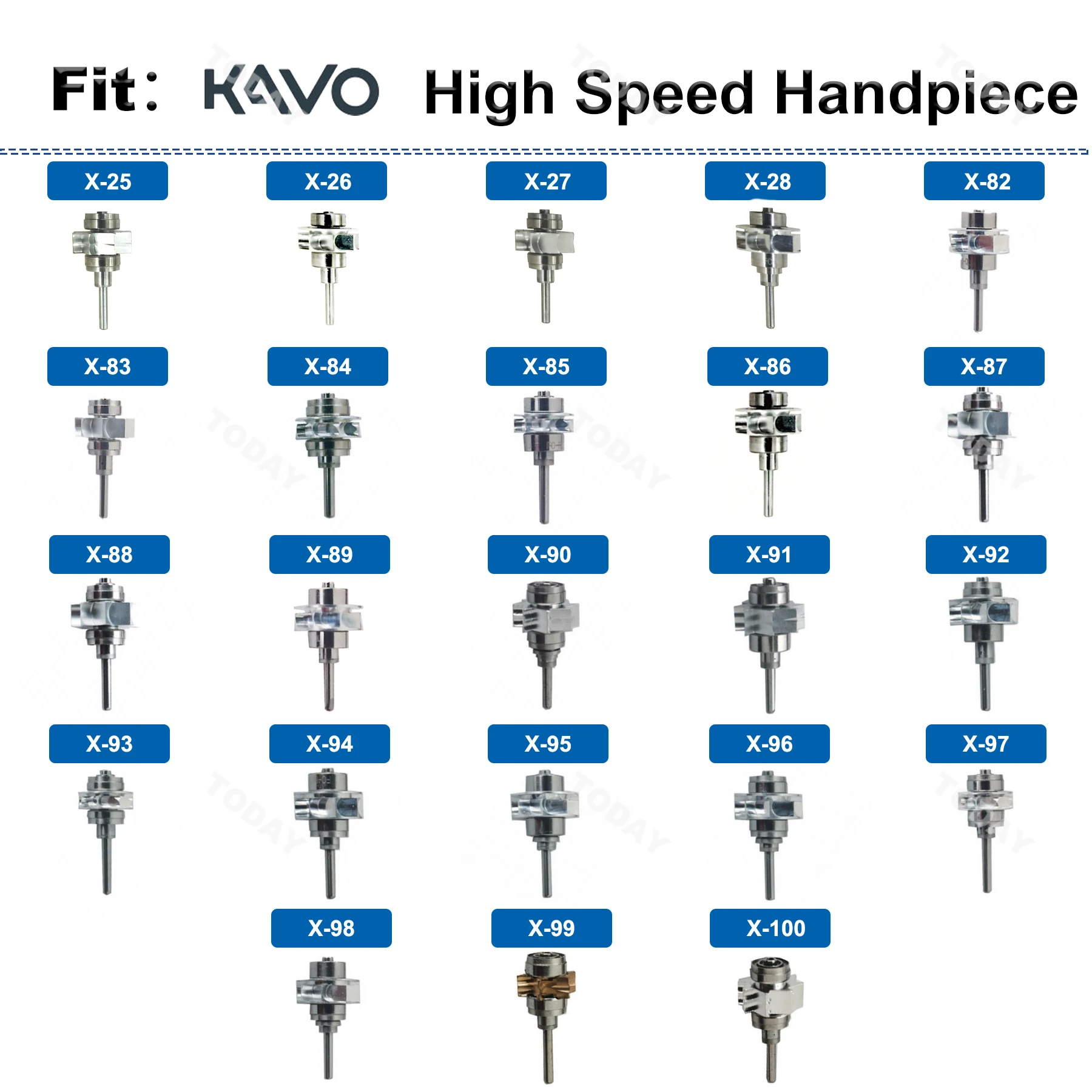 

Dental Air Rotor Dental Turbine Cartridge Fit KAVO High Speed Handpiece Dentistry Handpiece Accessories