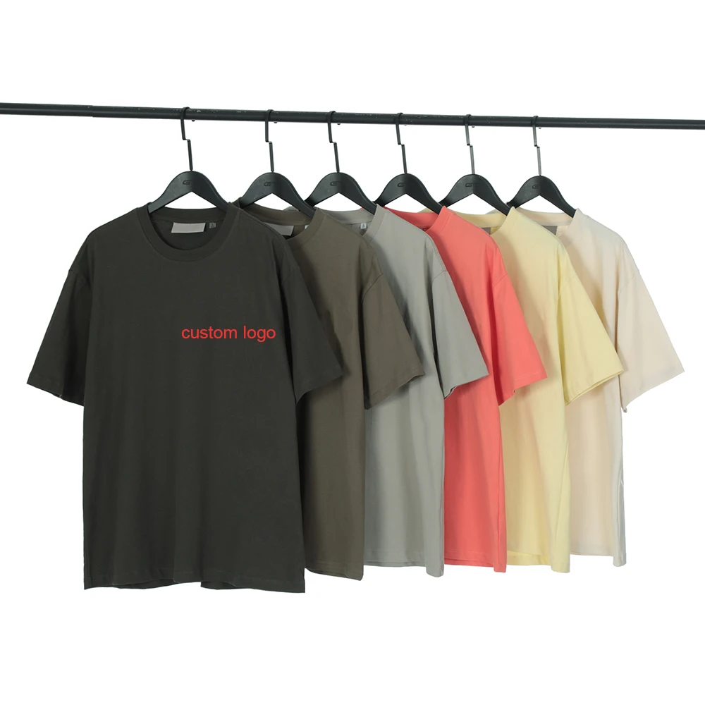 

Summer T shirt New Colorway Flocking Letter Print T shirts Men Women Hip hop Streetwear Oversize Cotton Tees Top Quality