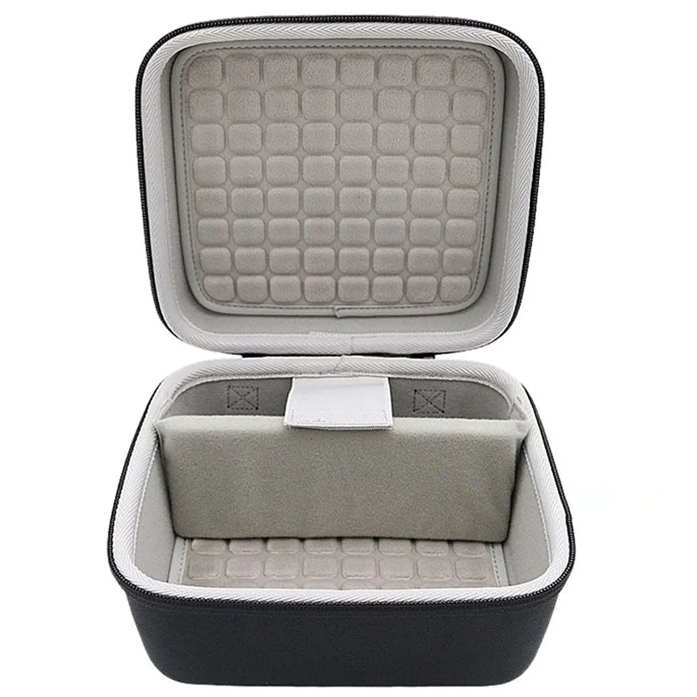 حافظة صلبة محمولة لجهاز عرض JMGO P5X P5S مع فواصل داخلية قابلة للتعديل وبطانة ممتصة للصدمات