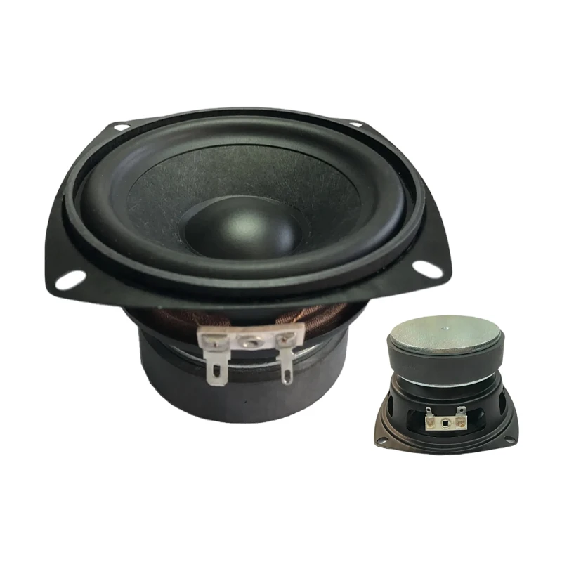 ILouder 4 Inches 4ohm/8ohm optional RMS 30W Midrange Horn 4 Inch 85DB Full Range Square Speakers (1pcs speaker)