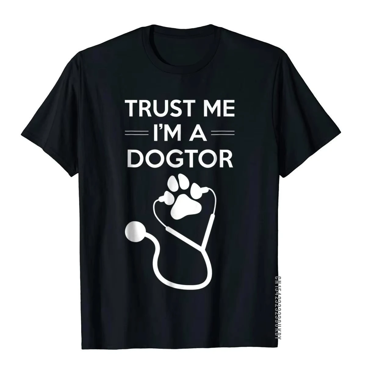 Trust Me I'm A Dogtor Funny Veterinarian Graphic T-shirt Unisex Cotton Chinese Japan Style Casual Vet Gift Fashion Tops