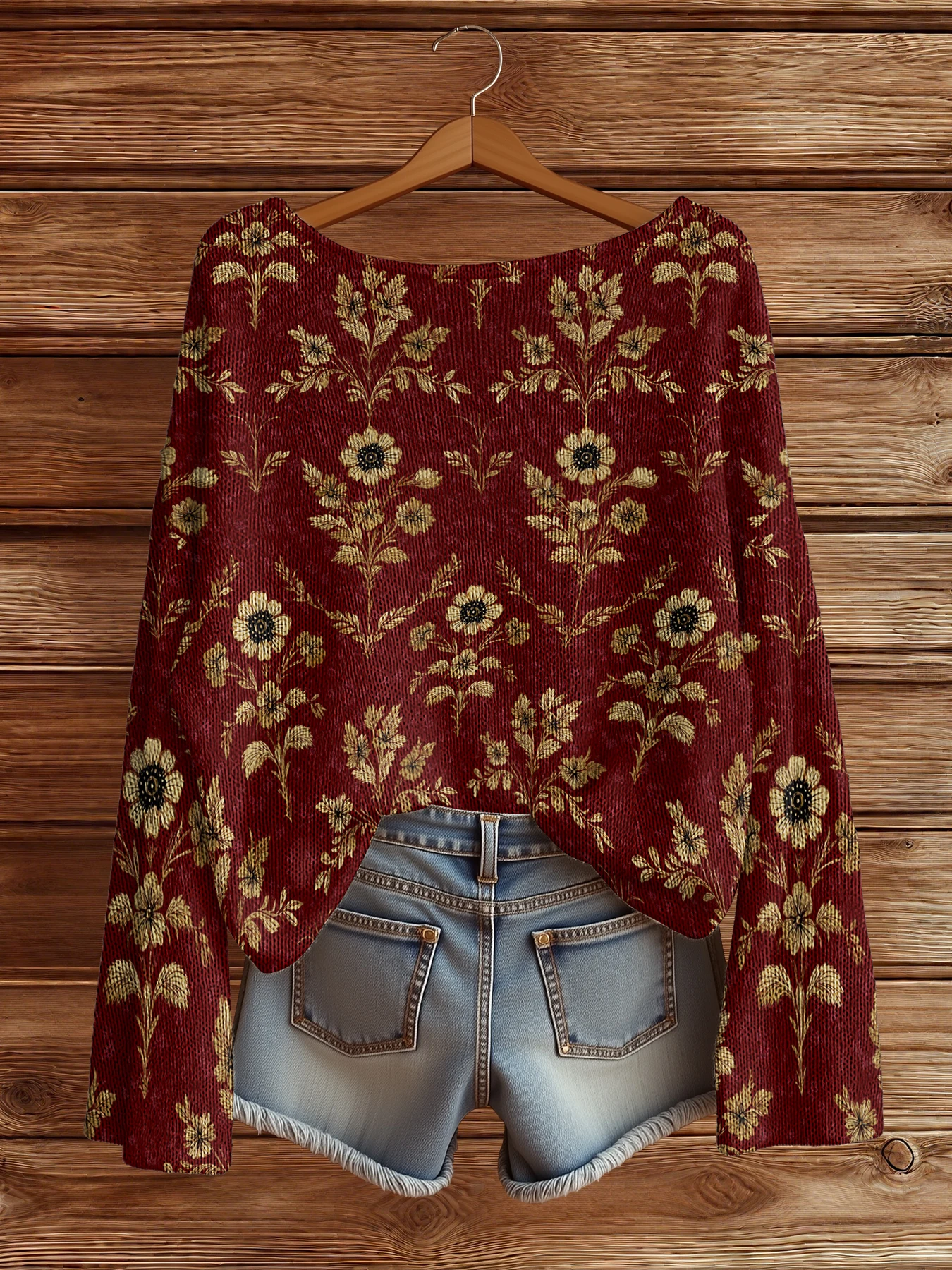 

Осенне-зимний пуловер с цветочным принтом, женские винтажные свитера, модные повседневные шикарные женские свитера, уличная модная одежда