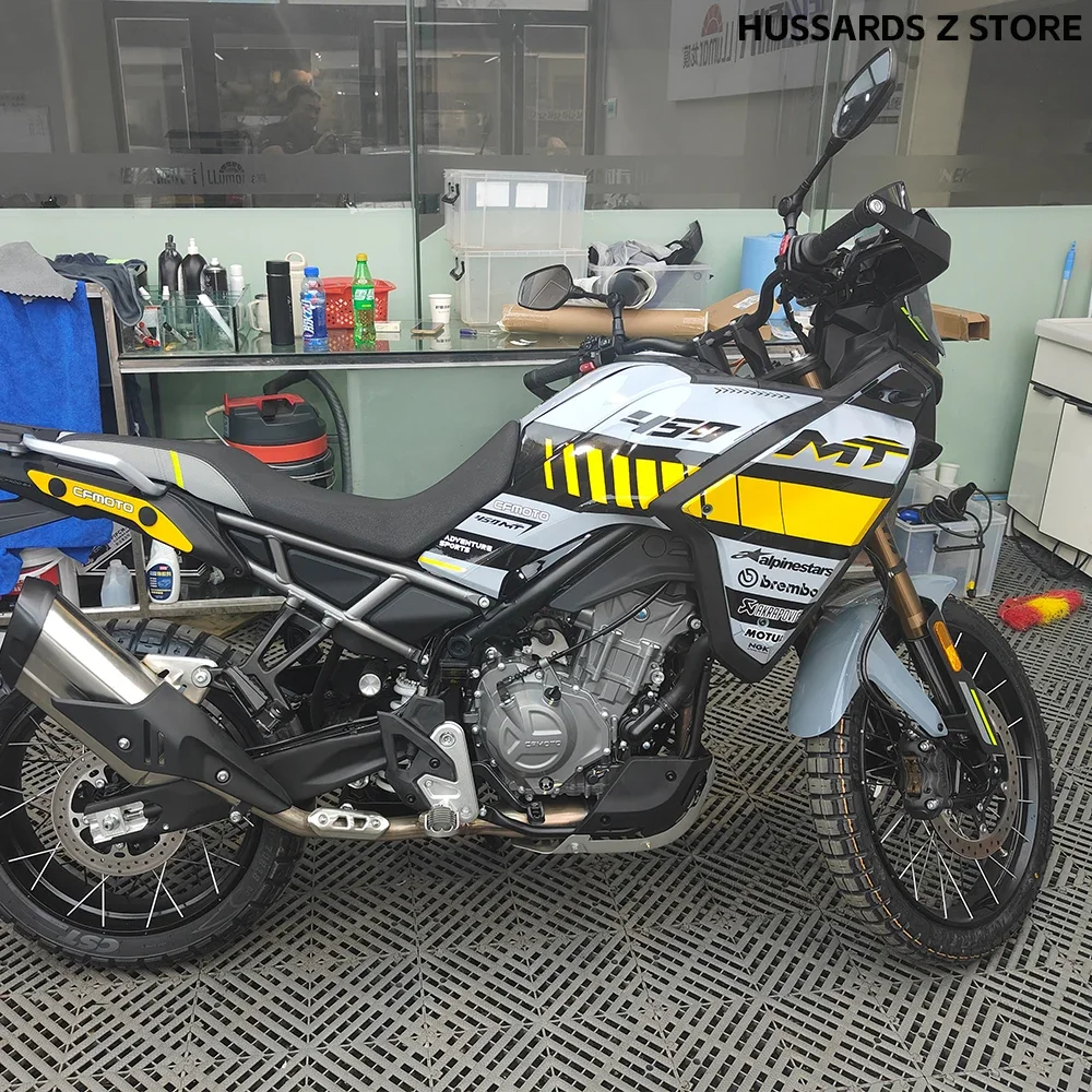 Motorcyle Pattern Fairing Stickers Kits Pasted On Body Parts Area MT450 Decoration Stickers For CFMOTO 450MT IBEX 450 450 MT