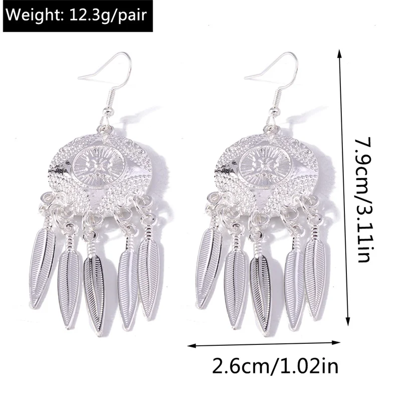 Aihua Silberfarbene Lange Quasten-Ohrhänger mit Pfau- und Schmetterlingsmotiv für Damen, Hochzeits- und Party-Schmuck, Geschenke, Trendige Ohrringe – Detail 17