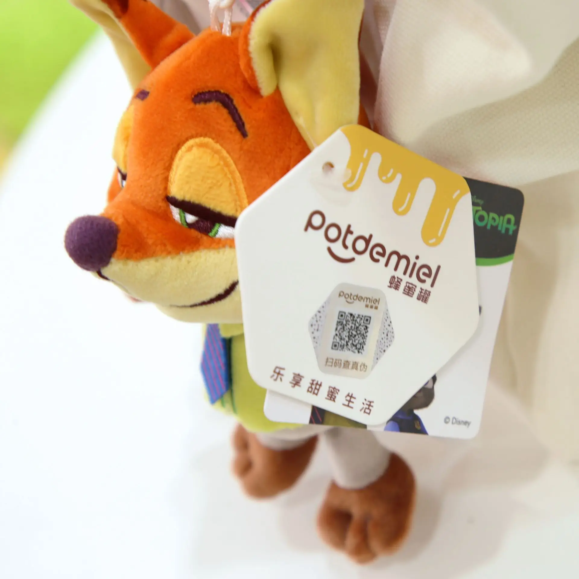 Miniso подлинный Disney Zootopia Judynick плюшевый брелок кулон украшения для девочек подарок на день рождения кулон