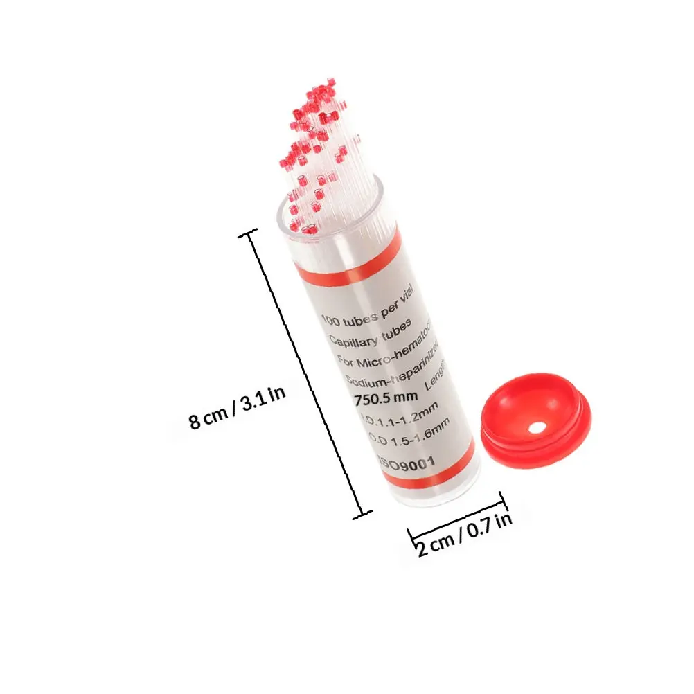 300 pcs Lab-Grade Glass Capillary Tubes for Hematocrit, Melting Point & Chemical Analysis - view 5
