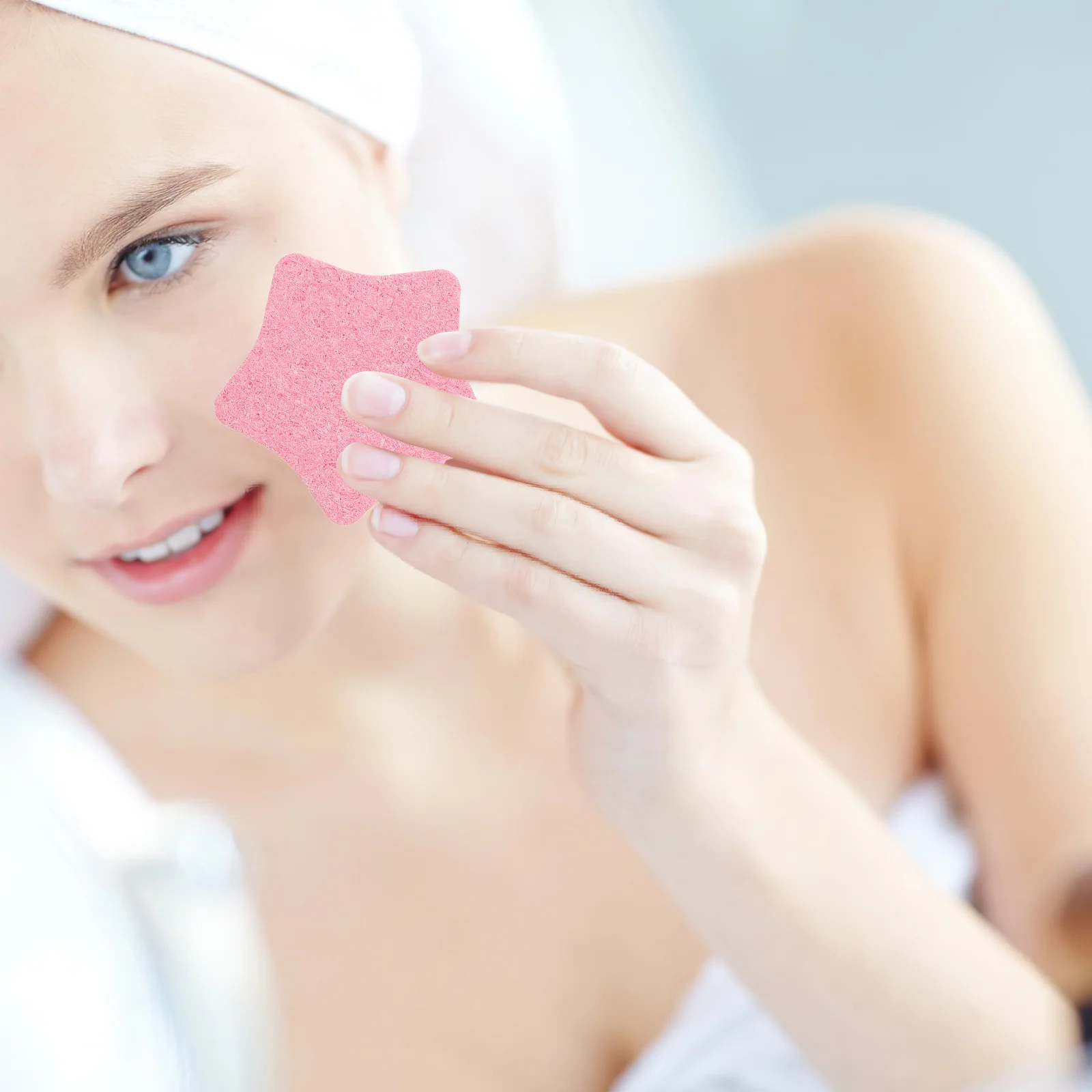 25 قطعة من وسادات قطنية للمكياج سميكة وناعمة للوجه مناديل قطنية لتقشير المسام العميقة لإزالة المكياج صديقة للبشرة #6