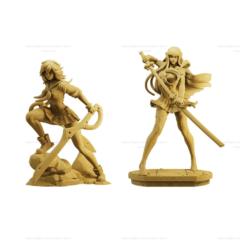 1/64 1/43 1/35 Schaal Miniatuur Scène Poppen Campus Vreemde Evenementen JK Meisje Elimineren Demonen Un-panited Wit Mini Figuur Model