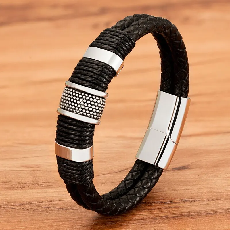 Thumbnail 2 - #19 Trending Leather Wrap Bracelets Right Now
