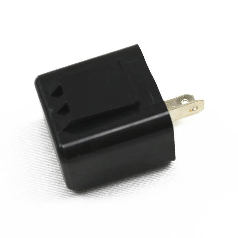 

Black 2 Pin FIX Fast/No Flashing Flasher Led Turn signal Relay For Cafe Racer Custom
