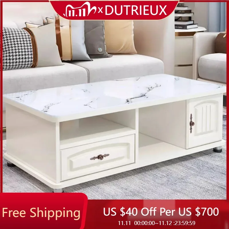 

Nordic Living Room Coffee Table Slate Storage Trendy Simplicity Coffee Tables Marble Effect Stolik Kawowy Home Furniture