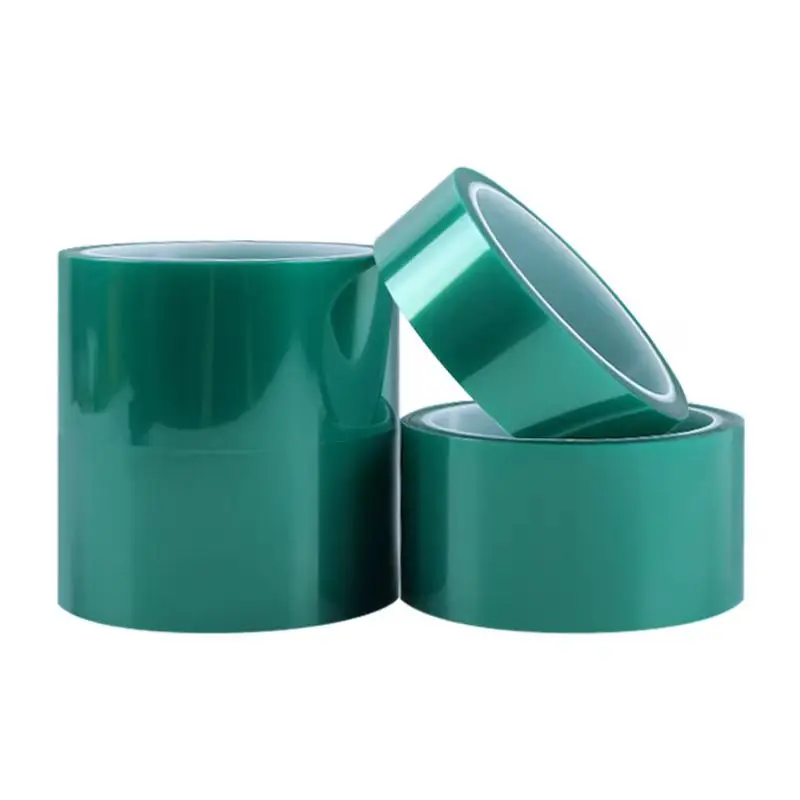 PET Green High-Temperature Tape Is Used For Electronic Component Electroplating, Welding, Baking Paint Shielding And Protective