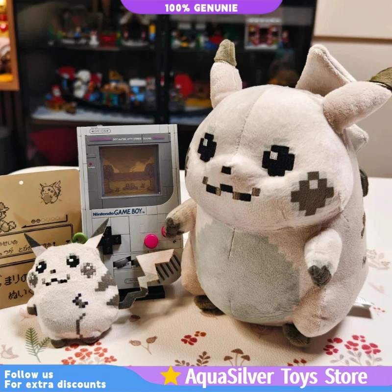 

Pokemon Pikachu 30th Anniversary Plush Doll KO Pixel Style Trendy Fun Game Card Peripheral Dolls Collection Home Decor Stuffed