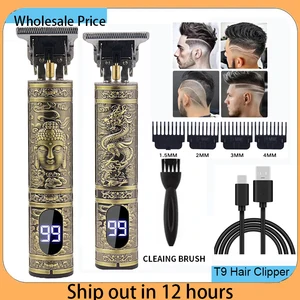 Wireless electric cutting machine, portable shaver, quick USB loading hair sideboard, vintage clipper for hairdress 6 Main Sales Lantern T9 - №3