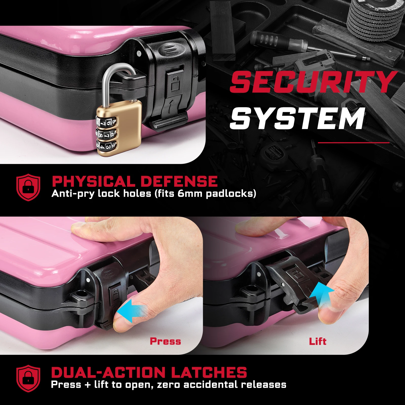 Geinxurn 66Pcs Tools Set Packaged,Impact Screwdriver Bits, Nut Driver, Mini Ratchet Wrech and Impact Bit Holder for Home Repairs