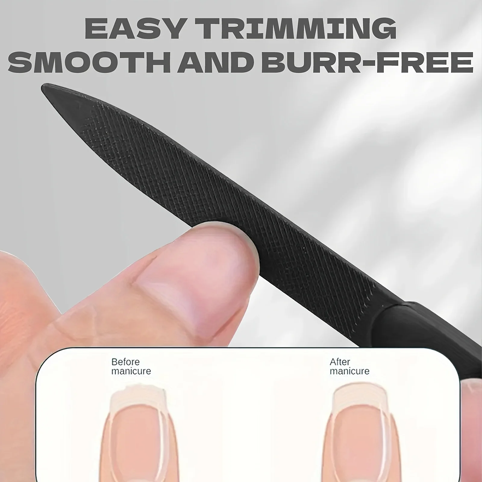 7 pçs/set Cortador de Unhas Conjunto de Ferramentas de Manicure, com Estojo de Viagem Portátil, Pinças de Cutícula E Kit Cortador, Cortador de Unhas Profissional