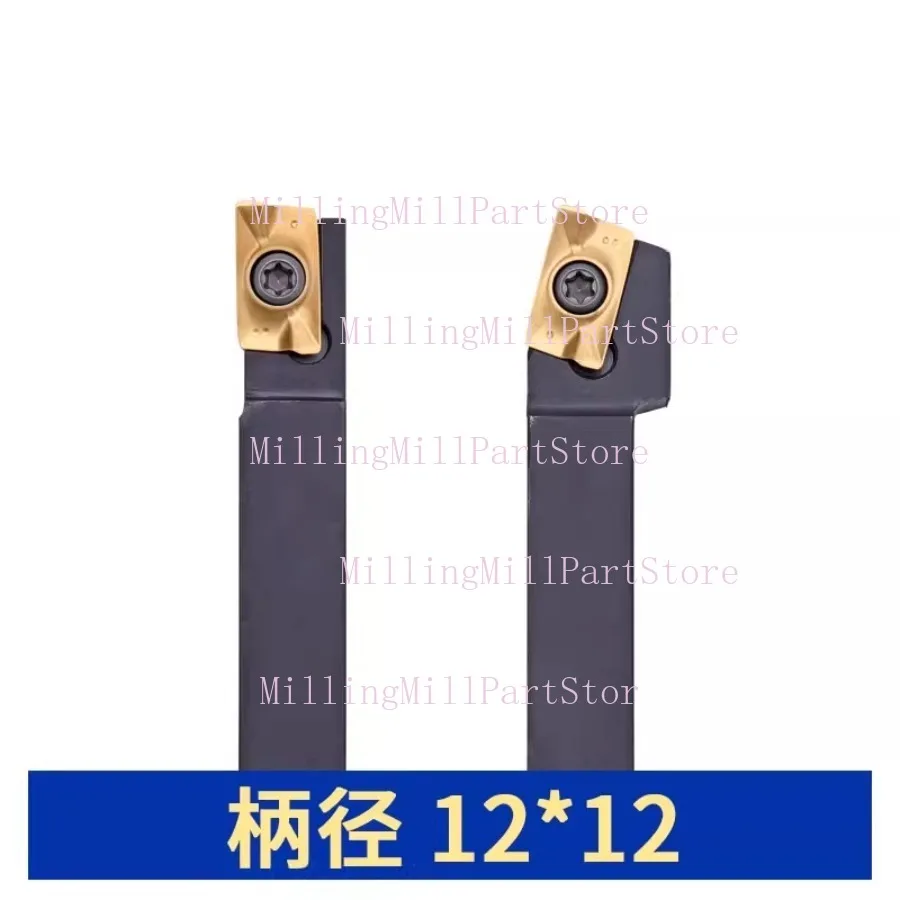 1pc 75 °/ 90 ° Boring Head Boring Bar APMT1604 Toolholder Forward/Reverse Boring 12/14/16/20/25 Shank Dia Grooving Cutter Bar