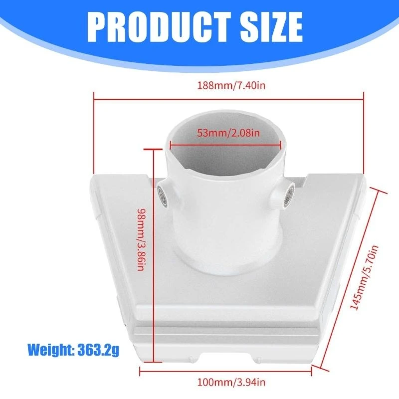 W89C Universal Satellite Mount Thiết kế thời tiết nhỏ bằng nhựa nhỏ cho XGEN3