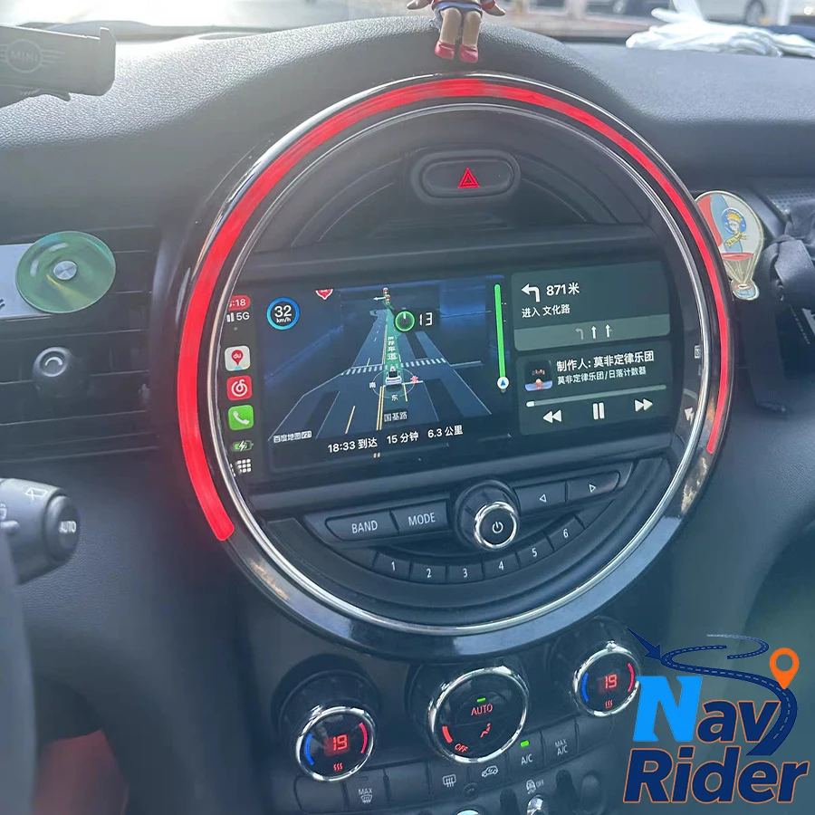 For BMW MINI F54 Clueman F55 F56 2017-2020 9'' Android Car Radio Wireless Carplay Stereo Auto GPS Multimedia Player Navigation