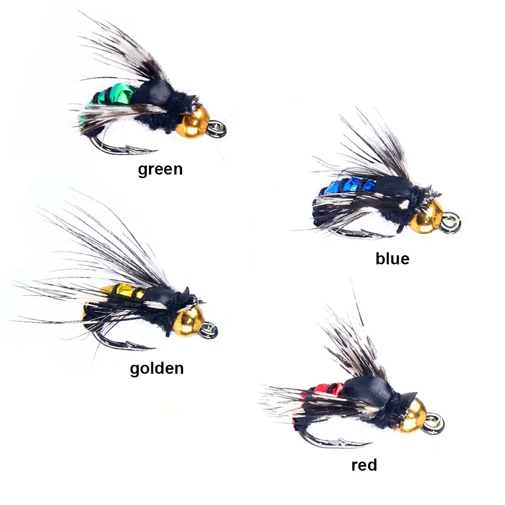 5 قطعة حبة رئيس سريع يطير الصيد الذباب سكود يطير دودة سمك السلمون المرقط الصيد إغراء يطير الصيد السحر لسمك السلمون المرقط الصيد اكسسوارات