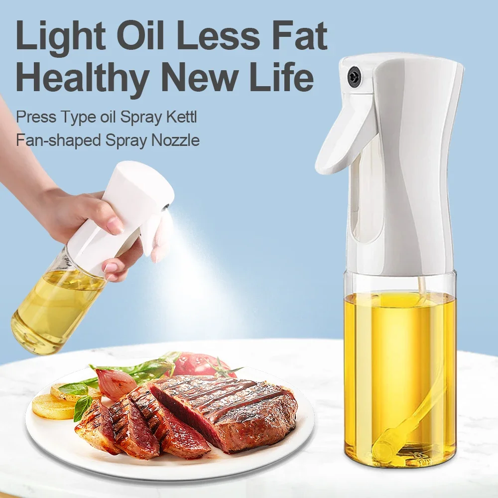 

Edible Oil Spray Bottle 200ml 300ml Barbecue Oil Spray Flask Cooking Baking Spray Bottles Atomized Oil Container Kitchen Items