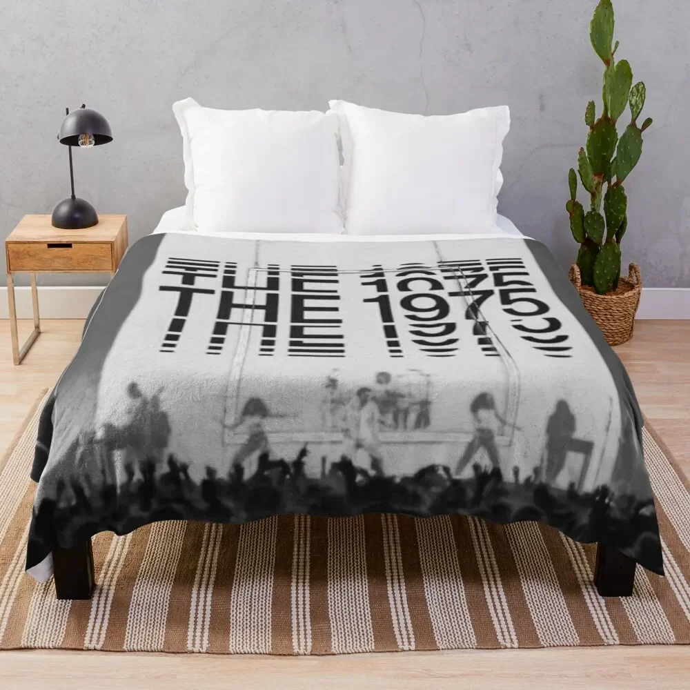 

1975 concert Throw Blanket Decorative Sofas Soft Beds Summer for winter Blankets