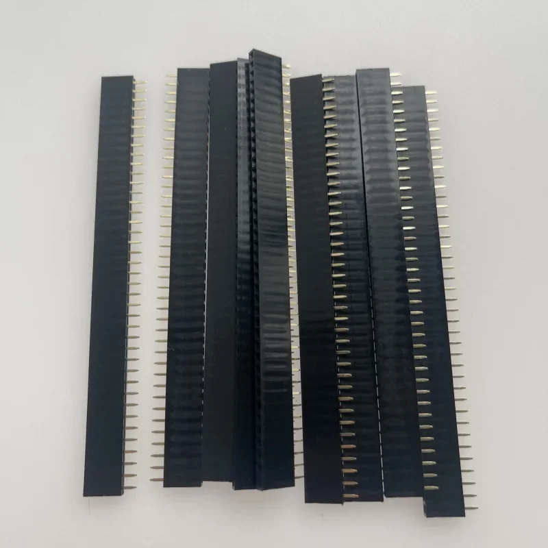 10Pcs 2.54mm 40 Pin 1x40 Single Row Male And Female 2.54 Breakable Pin Header PCB JST Connector Strip For Arduino DIY Kit