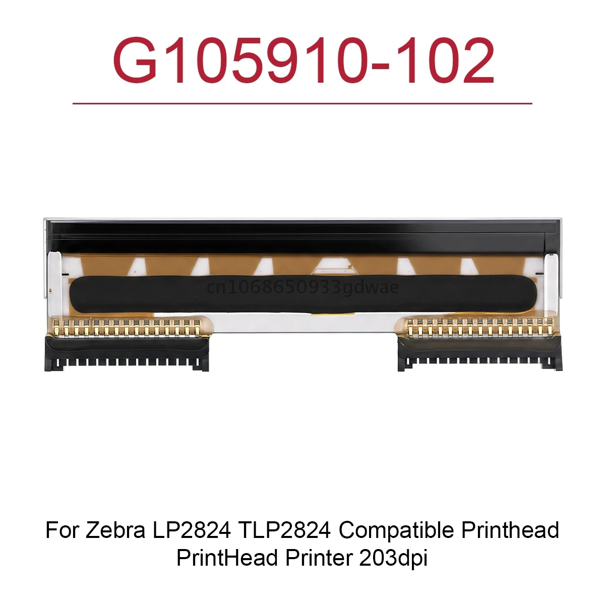 90-day warranty Express Printer Parts High-Resolution 203dpi Printhead for Zebra LP2824 TLP2824 G105910-102