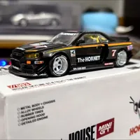 1:64 Kaido House X Mini Gt Nissan Syline Gt-R R34 Works Tamiya Hornet V1#7 Diecast Car Alloy Car Decor Figurine Collectable Toy