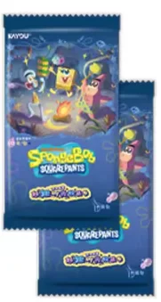Kayou SpongeBob SquarePants Collectible Cards W3 Pirate Treasure Party Pack Holographic Anime Toy Gift for Kids