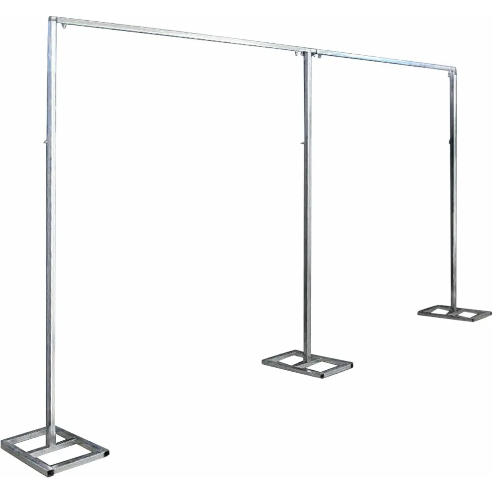 

10x20 FT Backdrop Stand Heavy Duty, Metal Square Backdrop Stand For Parties Wedding ceremony, Metal Arch Frame Decorate It With