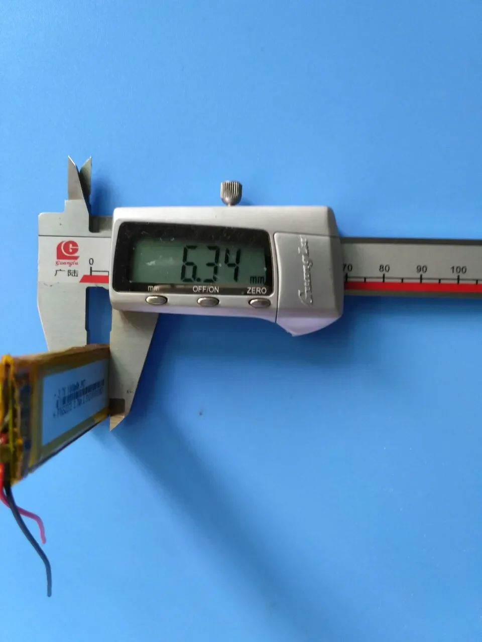 652272   Batería de polímero de litio de 3,7 V 1000 MAH Ma