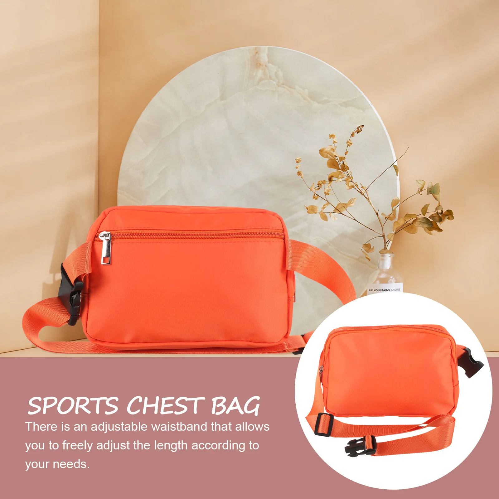 Wear-Resistant Fanny Pack Adjustable Waist Bag for Travel Running Cycling Hiking Outdoor Activities Fanny Pack