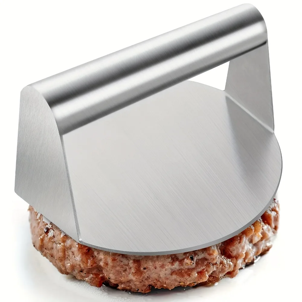 Stainless Steel Burger Press Patty Maker Manual Meat Press Kitchen Cooking Tools Home Accessories Supplies Multi-purpose