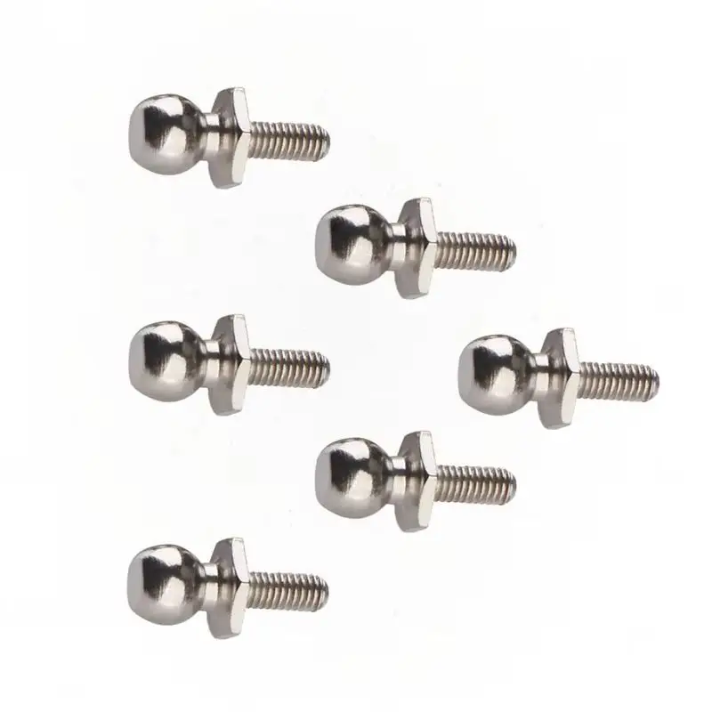 6Pcs 15x7mm 02038 Ball Head Screws For 1:10th HSP RC Remote Controlled Car 94123 94124 94166 94155 94170 94188  Parts